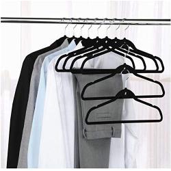 10Pcs Non Slip Velvet Suit Clothes Hangers Wardrobe Home Organizer Decoration