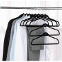 10Pcs Non Slip Velvet Suit Clothes Hangers Wardrobe Home Organizer Decoration