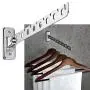 Sumnacon 12" Stainless Steel Clothes Hanger Rack, 2 Pcs Wall Mounted Folding Garment Hooks, Space Saver Clothing and Closet Rod Storage Organizer for Laundry Room Bedroom Bathroom Kitchen Sumnacon 12" Stainless Steel Clothes Hanger Rack, 2 Pcs Wall Mounted Folding Garment Hooks, Space Saver Clothing and Closet Rod Storage Organizer for Laundry Room Bedroom Bathroom Kitchen