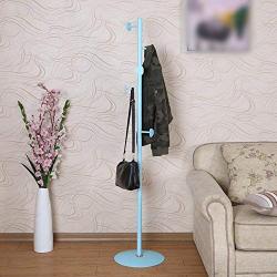 Iron Coat Rack / Simple Continental Hanging Hanging Hanger / Clothes Rack / Interior Fashion Hall Hanger ( Color : Blue )