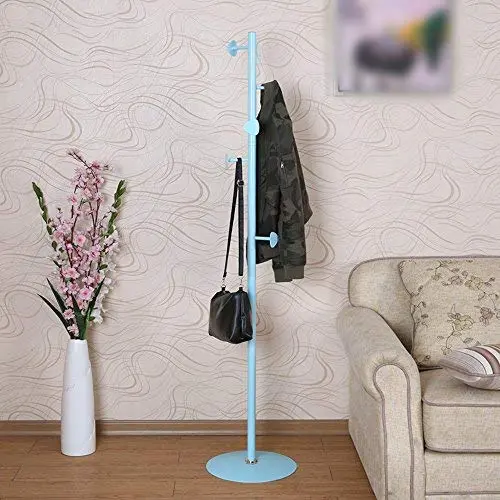 Iron Coat Rack / Simple Continental Hanging Hanging Hanger / Clothes Rack / Interior Fashion Hall Hanger ( Color : Blue ) Iron Coat Rack / Simple Continental Hanging Hanging Hanger / Clothes Rack / Interior Fashion Hall Hanger ( Color : Blue )