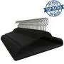 Premium Quality Velvet Hanger (Set of 50) - Ultra -Thin No Slip Velvet Suit Hangers - Swivel Hooks, Stronger Than Standard Velvet Hangers - Space Saving Clothes Hangers - Black