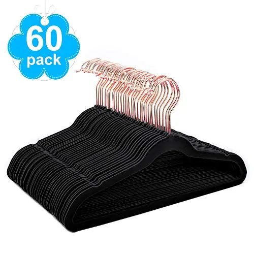 HOUSE DAY Kids Hangers Velvet Hangers for Kids 60 Pack 14" Wide Space Saving Kids Velvet Hangers,Premium Velvet Kids Hangers for Clothes Non Slip,Black HOUSE DAY Kids Hangers Velvet Hangers for Kids 60 Pack 14" Wide Space Saving Kids Velvet Hangers,Premium Velvet Kids Hangers for Clothes Non Slip,Black