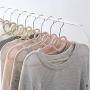 PeiQiH Velvet Childrens Clothes Hangers, Ultra Thin Space Saving Notched 360掳 Swivel Hook No-Trace Not-Slip Kids Hangers for T-Shirt Coats-Rose Red-20 Pack 33x20cm