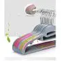 10pcs Seamless Thicker Longer Section Hanger, Non-Slip Clothes Hangers Magic Stays Clothes Hanger Random Color 10pcs Seamless Thicker Longer Section Hanger, Non-Slip Clothes Hangers Magic Stays Clothes Hanger Random Color