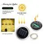 Shelley Solar Mason Jar Lid Lights,10 Pack 30 LEDs(Hanger Included) String Fairy Lights Solar Laterns Table Lights,Great Outdoor Lawn Decor for Patio Garden, Yard(No Jars) (Warm White)