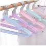 10pcs Random Color Clothes Hanger Children Adult Non-Slip Metal Shirt Trouser Hook Hangers Coat Clothes Stand Wardrobe Accessories