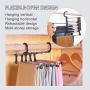ECKOO 1 Pack 5-Layers Foldable Adjustable Pants Hangers,Hanger Space Saver for Pants Trousers Scarf Tie Belt,5 in 1 Multi-Layer Stainless Steel Pants Rack for Wardrobe,Home Storage and Organizer-Black ECKOO 1 Pack 5-Layers Foldable Adjustable Pants Hangers,Hanger Space Saver for Pants Trousers Scarf Tie Belt,5 in 1 Multi-Layer Stainless Steel Pants Rack for Wardrobe,Home Storage and Organizer-Black