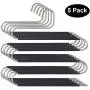 BKONY Pants Hangers Non Slip Updated S-Shaped 5 Layers Hangers Closet Space Saver for Jeans Scarf Tie Clothes (5-Pack) BKONY Pants Hangers Non Slip Updated S-Shaped 5 Layers Hangers Closet Space Saver for Jeans Scarf Tie Clothes (5-Pack)
