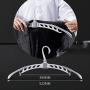 HJYPYJ Magic Hanger,Portable Multifunction Folding Hangers,Adjustable Plastic Hanger,Space-Saving Organizer Hangers, Non-Slip/Gray / 522mm