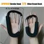 APURSUE 3 Pack XXX-Large Stroller Hook for Mommy, Hanger Organizer Baby Accessories for Hanging Diaper, Shopping Bags, Purses. Fits Single/Twin Baby Stroller Travel Systems, Baby Joggers Wheelchairs