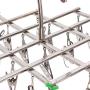 Drying Racks & Nets - Windproof Laundry Socks Hanger Collapsible Stainless Steel Hanging Rack 35 Clothespins Drying Racks - Collapsable Laundry Rack S7 Cloth Hanger Dryer Dry Large Nets Laundry