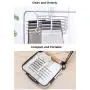 ISUE (Set of 2pcs 5 in 1 Portable Stainless Steel Clothes Pants Hangers Closet Storage Organizer for Pants Jeans Hanging 13.38 x 7.2in