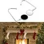 4or8 Purse Hook Hanger Christmas Stocking Hook Unique Design Stainless Steel Sock Hnager Curtain Clips Shower Curtain Hooks for Xmas Stocking
