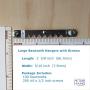 Sawtooth Hangers Large with Screws - 100 Pack - Canvas Hanger - Picture Frame Hanger