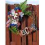 Patriotic Door Wreath| Independence Grapevine Wreath | Patriotic Door Hanger| July Fourth Decor| Patriotic Door Wreath| Independence Grapevine Wreath | Patriotic Door Hanger| July Fourth Decor|