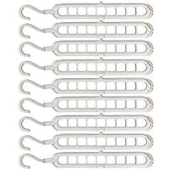 Croing - 9 pcs Magic Hangers - Closet Space Saving Hangers - Multi Hangers - Cascading Hangers