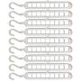 Croing - 9 pcs Magic Hangers - Closet Space Saving Hangers - Multi Hangers - Cascading Hangers