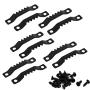 Sawtooth Picture Hangers Heavy Duty Black Oil Painting Picture Photo Frame Sawtooth Hanger with Screws(100 Pack)