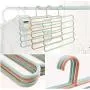 10PC Random Color Pants Hangers Multifunction Trousers Hanger Storage Rack Clothes Hanger Tie Scarfs Belt Towel Non-Slip Magic Hanger Decoration 10PC Random Color Pants Hangers Multifunction Trousers Hanger Storage Rack Clothes Hanger Tie Scarfs Belt Towel Non-Slip Magic Hanger Decoration