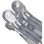 DayCount 5-Pack Extra Large Strong Clothes Pegs 6.3-inch, Stainless Steel Quilt Hanger Clips Clothes Beach Towel Boca Clips Pegs Hanger for Clothesline Hangers, Quilt - Windproof