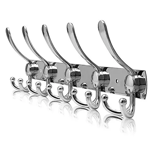 10/15 Hooks Coat Hat Clothes Robe Holder Rack Hook Wall Hanger stainless steel 10/15 Hooks Coat Hat Clothes Robe Holder Rack Hook Wall Hanger stainless steel