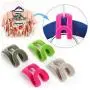20pcs Mini Flocking Clothes Hanger Home Easy Hook Closet Organizer Hanging Hook Random Color 20pcs Mini Flocking Clothes Hanger Home Easy Hook Closet Organizer Hanging Hook Random Color
