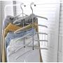 2pcs Multi-Layer Clothes Hanger Hook Trousers Pants Storage Rack Drying Wardrobe Organizer Hanger Anti-Slip Home Storager