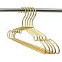 KOOBAY Koobay30ps 12" Matt Gold Aluminium Coat Hanger Children Top Girls Hanger/Boys Hanger Clothes Hangers for Closet Organization W Notches Satin Matt