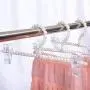 Jili Online 30cm Luxury Pearl Beaded Clothes Hangers Decorative Pants Trousers Clothes Hanger with Clip for Adults - White, 30cm Jili Online 30cm Luxury Pearl Beaded Clothes Hangers Decorative Pants Trousers Clothes Hanger with Clip for Adults - White, 30cm