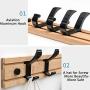 DRWXLPD Nordic Wood Coat Rack Clothes Hangers Key Holder Simple Hook Wall Shelf Bedroom Furniture Home Decorative-in Coat Racks from Furniture, a