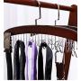 Tie Belt Storage Rack Scarf Ties Hanger Hook Belt Tie Scarf Organizer Holder Wood Wraps Shawl Storage Hanger Closet Organization Cloth Hanger Organizer Hanging Wardrobe Storage Accessories Supplies