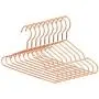 KYCPTNFJ 32cm Rose Gold Metal Clothes Shirts Hanger with Notches, Cute Small Strong Coats Hanger 30 pcs KYCPTNFJ 32cm Rose Gold Metal Clothes Shirts Hanger with Notches, Cute Small Strong Coats Hanger 30 pcs