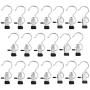 Auntwhale 20 Pcs Portable Laundry Hook Hanging Clothes Pins Stainless steel Travel Home clothing Boot Hanger Hold Clips