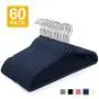 HOUSE DAY Pack of 60 Navy Blue Velvet Hangers Velvet Suit Hangers Non Slip Space Saving Clothes Hanger Suit Hanger Durable Adult Hanger for Suit,Shirts,17.7 inch HOUSE DAY Pack of 60 Navy Blue Velvet Hangers Velvet Suit Hangers Non Slip Space Saving Clothes Hanger Suit Hanger Durable Adult Hanger for Suit,Shirts,17.7 inch