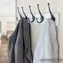 Arks Royal Heavy Duty Metal Coat Hook with Ball Ends, Thick Long Retro Prong Hat Hook Bath Towel Closet Clothes Hanger Rail Garment Holder, Flat Black, 6 PCS Arks Royal Heavy Duty Metal Coat Hook with Ball Ends, Thick Long Retro Prong Hat Hook Bath Towel Closet Clothes Hanger Rail Garment Holder, Flat Black, 6 PCS