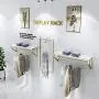 FURVOKIA Modern Simple Mens and Womens Clothing Store Heavy Duty Metal Display Stand,Wall-Mounted Garment Rack with Wood,Clothes Rail,Bathroom Hanging Towel Rack (Gold Square Tube, B) FURVOKIA Modern Simple Mens and Womens Clothing Store Heavy Duty Metal Display Stand,Wall-Mounted Garment Rack with Wood,Clothes Rail,Bathroom Hanging Towel Rack (Gold Square Tube, B)