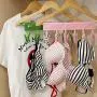 Multifunctional Cap Organizer Hanger, Portable Socks & Underwears Hangers Folding Clothes Hangers with 6 Clips Great for Travel Home Pack of 4 colors