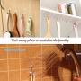 Ninth Five Adhesive Stainless Steel Hooks(13.2lb/6kg) Heavy Duty Sticky Wall & Ceiling & Door Hooks, Clear Reusable Hook for Bathroom and Kitchen No Scratch Waterproof and Oilproof (12 Pack)