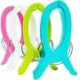 Daycount Pack of 4 Beach Towel Clips, Large Balcony Clips for Beach Chair Curise Heavy Duty Hanger for Towels, Clothes, Quilt, Blanket, Keep Your Towel from Blowing Away (Random Color)