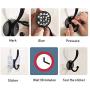 Hooks for Hanging Coats Wall Hooks Single Hook Decorative Wall Mounted Hooks Coat Hat Bag Towel Hooks Bathroom Living Room Bedroom Door Wall Hangers Free Punching 3 Packs (Black) New European Trend Hooks for Hanging Coats Wall Hooks Single Hook Decorative Wall Mounted Hooks Coat Hat Bag Towel Hooks Bathroom Living Room Bedroom Door Wall Hangers Free Punching 3 Packs (Black) New European Trend