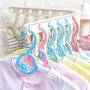 PeiQiH 24 Cilps Drying Rack Clothes Hangers, Foldable Laundry Clip & Drip Plastic Hangers 360° Swivel Hook Space Saving for Underwear Gloves Socks-white-24 Cilps 65x19cm PeiQiH 24 Cilps Drying Rack Clothes Hangers, Foldable Laundry Clip & Drip Plastic Hangers 360° Swivel Hook Space Saving for Underwear Gloves Socks-white-24 Cilps 65x19cm