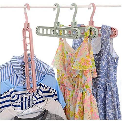 Home Storage Organization Clothes Hanger Drying Rack Plastic Scarf Clothes Hangers Storage Racks Wardrobe Storage Hanger 10pcs Random Color