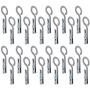 Cabilock Clothes pin 24PCS Plastic Windproof Clothes Pegs Laundry Hook Hanger Clothes Hanging Clips Household Clothes pin Hook Socks Folder (Grey)