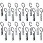 Cabilock Clothes pin 24PCS Plastic Windproof Clothes Pegs Laundry Hook Hanger Clothes Hanging Clips Household Clothes pin Hook Socks Folder (Grey)