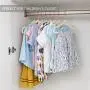 MIZGI Kids Velvet Hangers 50pcs14" Wide with Copper/Rose Gold Hooks,Space Saving Ultrathin,Nonslip Hangers,Petite Hangers,Junior Hangers,Childrens Hangers,Clothes Hangers,Rose Gold Hangers (Ivory)