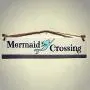 Mermaid Crossing Wood Sign - Rustic Wall Decor With Rope Hanger - Mermaid Decor for Home Mermaid Crossing Wood Sign - Rustic Wall Decor With Rope Hanger - Mermaid Decor for Home