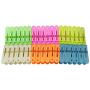 Little Things Colorful 36 Clips Pack Pegs Plastic Laundry Clothespins Hangers Spring Clamp