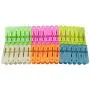 Little Things Colorful 36 Clips Pack Pegs Plastic Laundry Clothespins Hangers Spring Clamp