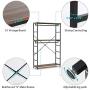 Tribesigns Double Rod Closet Organizer, Free Standing 3 Tiers Shelves Clothes Garment Racks, Large Heavy Duty Clothing Storage Shelving Unit for Bedroom Laundry Room, Vingate Walnut Finsh & Metal Fram